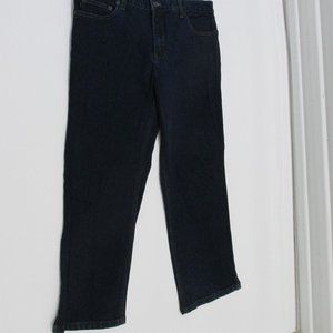 DKNY Women's Vintage Indigo Cropped Capri Jeans